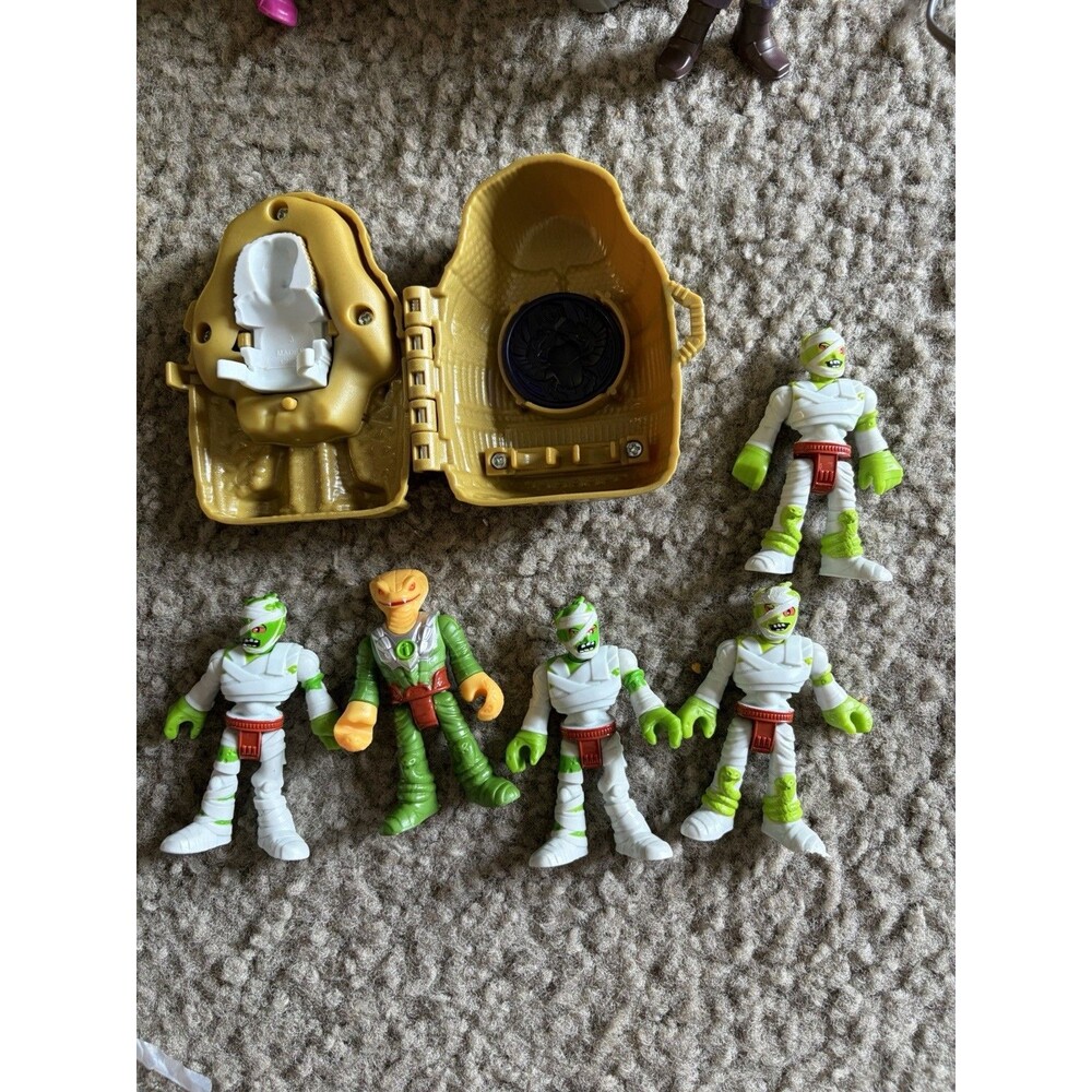 Fisher Price Imaginext Mummy King Figures Lot Playset